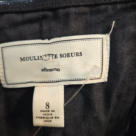 Anthropologie Moulinette Soeurs Overwhelmed Asters 3D Flower Eyelet Dress 8 - Picture 9 of 9